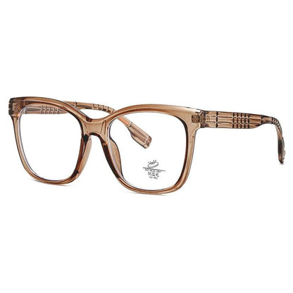 Frame Blocking Light Glasses Blue Square