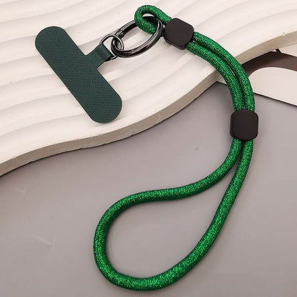 Dragonne de téléphone à paillettes avec coussinet