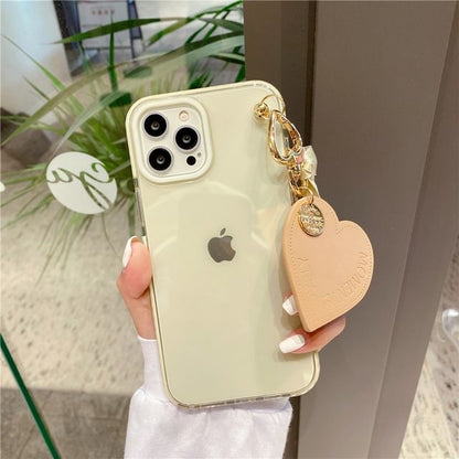 Heart Ribbon Charm Phone Case