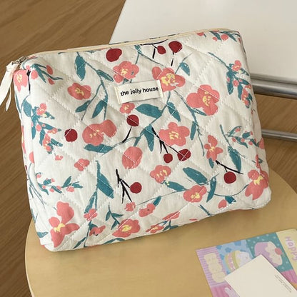 Floral Fabric Makeup Bag / Clutch / Pencil Case (Various Designs)