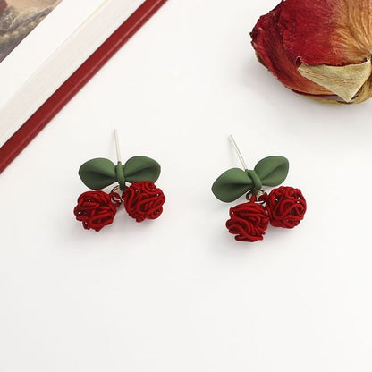 On Drop Cherry / Clip Earring