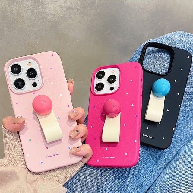 Print Case Finger Phone Strap