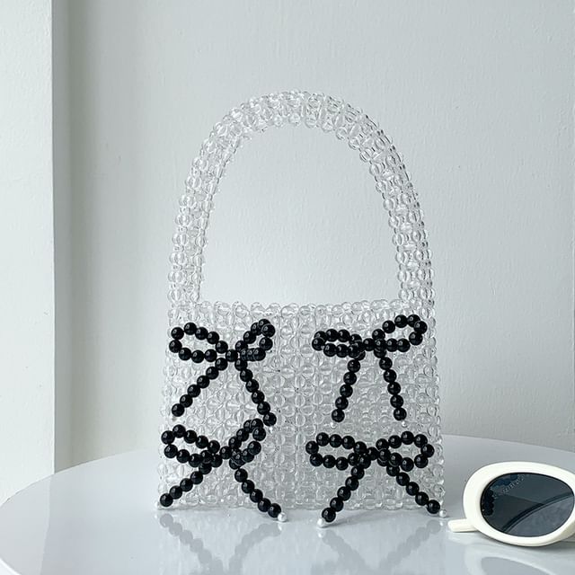 Beaded Accent Handbag Bow