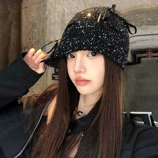 Beanie Bow Sequin