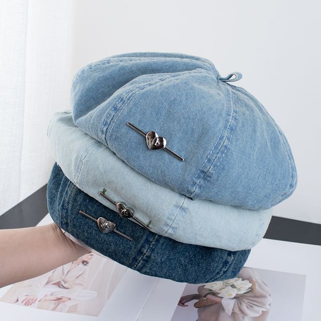 Beret Washed Denim