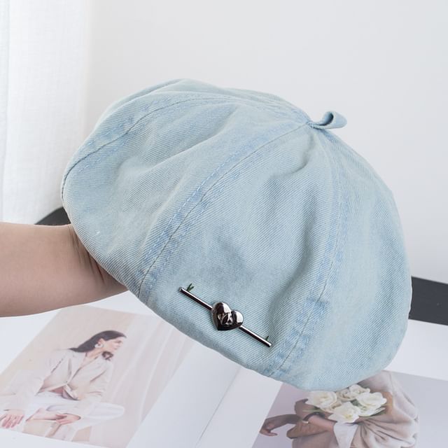 Beret Washed Denim
