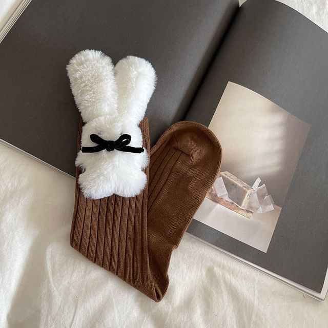 Rabbit Accent Socks