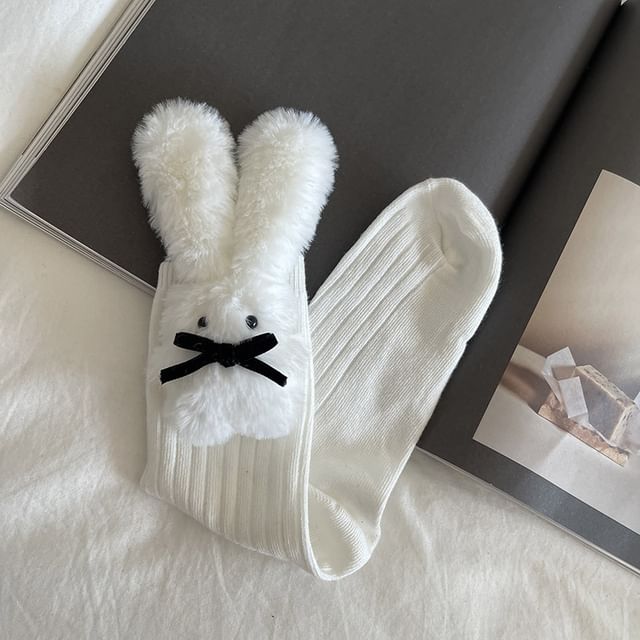 Rabbit Accent Socks