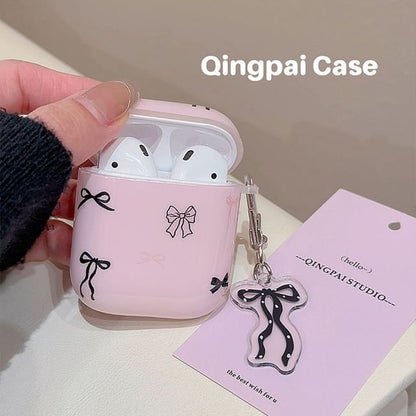 Bow AirPods / Pro Earphone Case Skin / Charm / Set