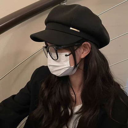 Newsboy Plain Wool Cap