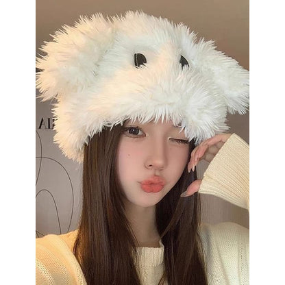 Cartoon Animal Beanie Fluffy