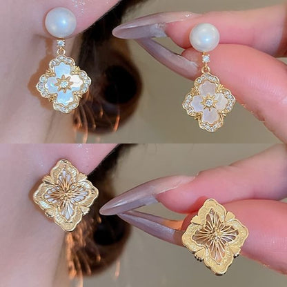 Drop Flower Earring