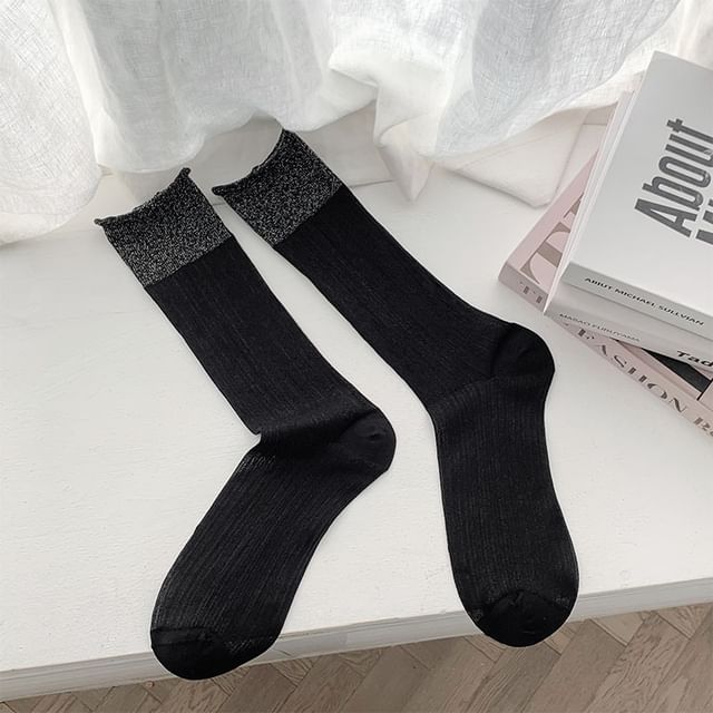 Striped Sheer Socks