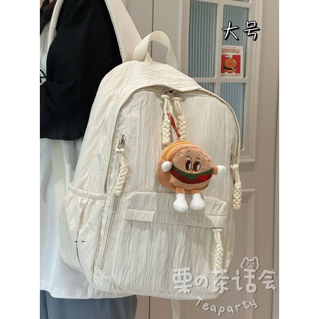 Plain Laptop Backpack / Bag Charm / Set