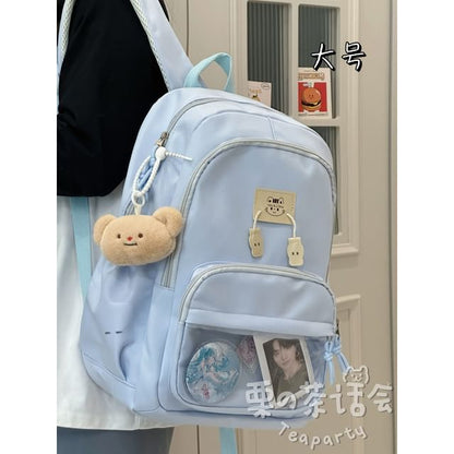 PVC Panel Applique Laptop Backpack / Bag Charm / Set