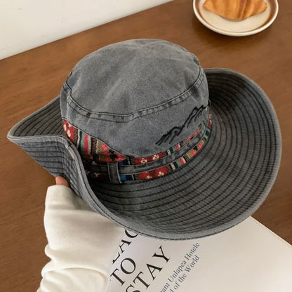 Patterned Panel Boonie Hat