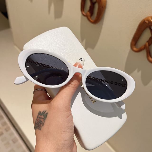Oval Sunglasses Plastic
