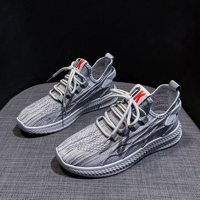 Knit Sneakers Platform