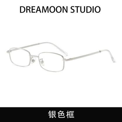 Metal Light Eyeglasses Blue Frame Blocking