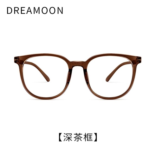 Blocking Light Round Eyeglasses Blue