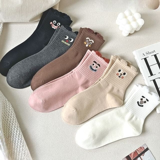 Cartoon Print Socks Set