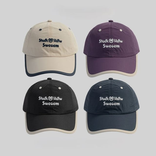 Embroidered Baseball Letter Cap