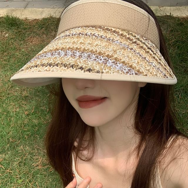 Striped Sun Visor