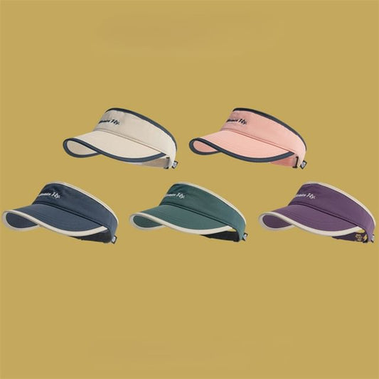 Letter Sun Embroidered Visor