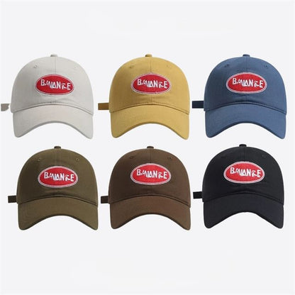 Embroidered Letter Cap Baseball