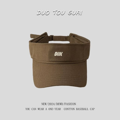 Sun Embroidered Visor Letter