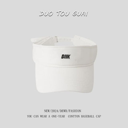 Sun Embroidered Visor Letter