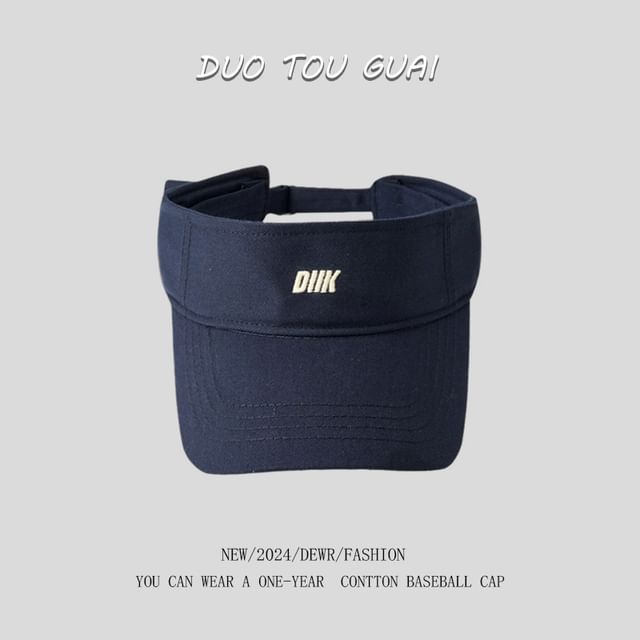 Sun Embroidered Visor Letter