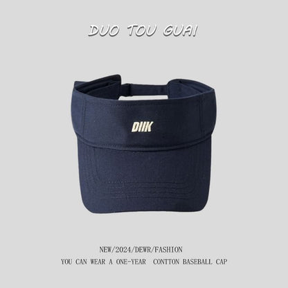 Sun Embroidered Visor Letter