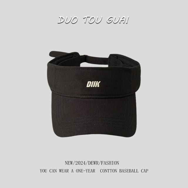 Sun Embroidered Visor Letter