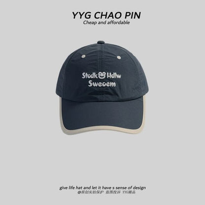 Embroidered Baseball Letter Cap