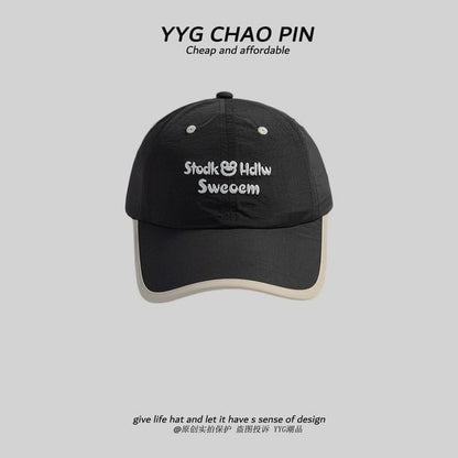 Embroidered Baseball Letter Cap