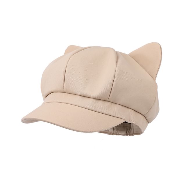 Ear Cat Newsboy Cap