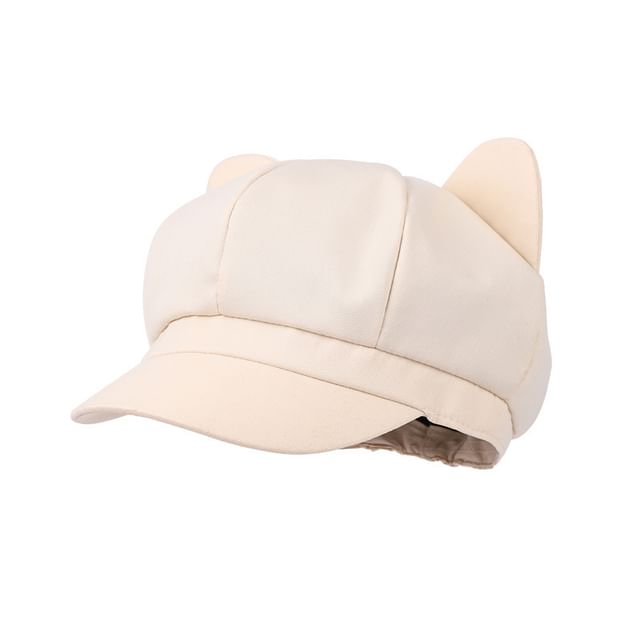 Ear Cat Newsboy Cap