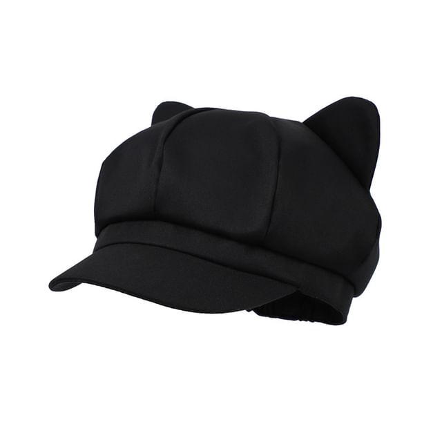 Ear Cat Newsboy Cap