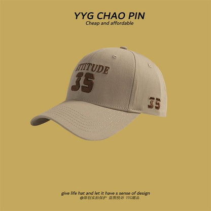 Letter Cap Baseball Embroidered
