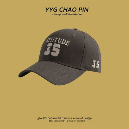 Letter Cap Baseball Embroidered