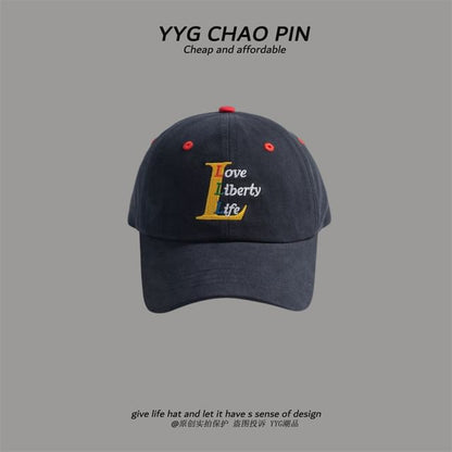 Cap Letter Embroidered Baseball