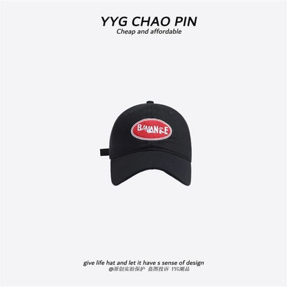 Embroidered Letter Cap Baseball
