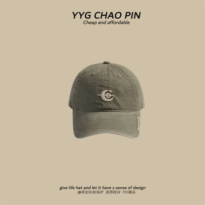 Embroidered Letter Baseball Cap