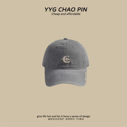 Embroidered Letter Baseball Cap