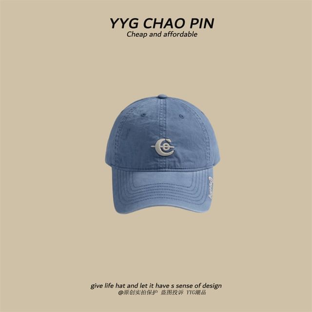 Embroidered Letter Baseball Cap