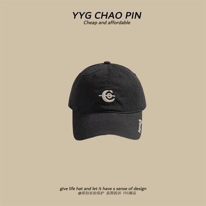 Embroidered Letter Baseball Cap