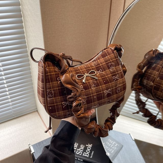 Plaid Crossbody Bag