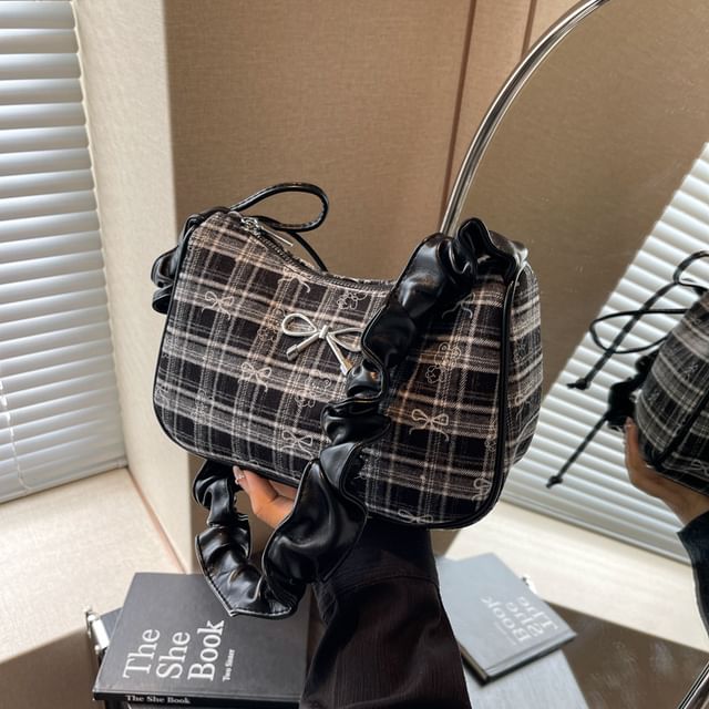 Plaid Crossbody Bag