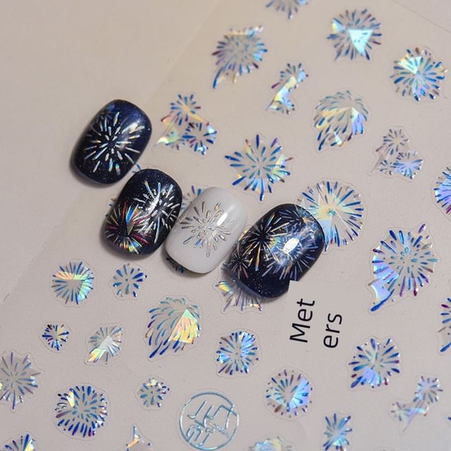 Firework Nail Art Stickers